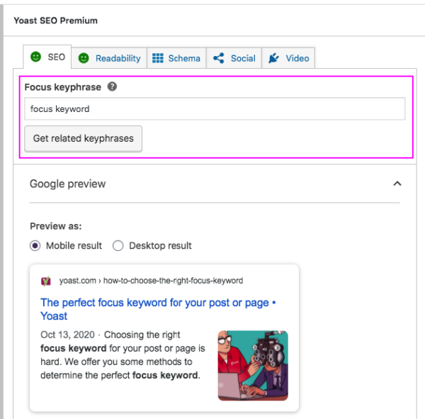 Cara Menggunaakn SEO Yoast 1: Memasukkan Keyword