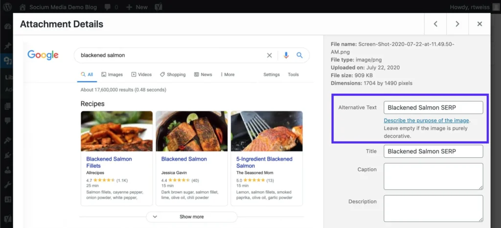 Cara Menggunakan SEO Yoast 5: Menambahkan Keyword pada Tag Alt Gambar