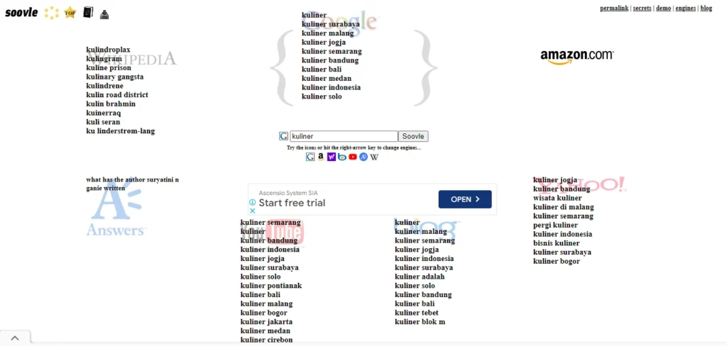 Cara Mencari Longtail Keyword: Manfaatkan Tool Soovle