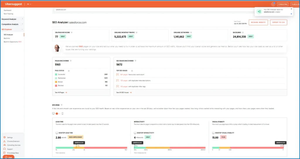 SEO Explorer