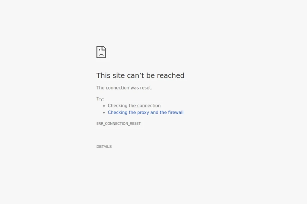 Apa Itu Err_Connection_Reset?