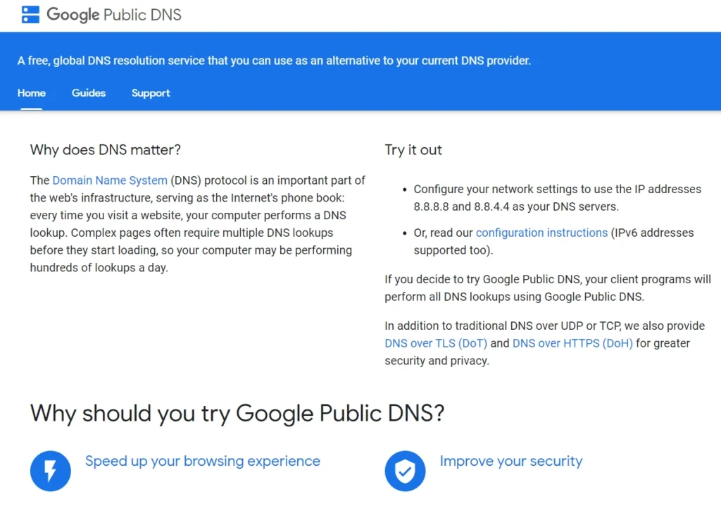 Google Public DNS