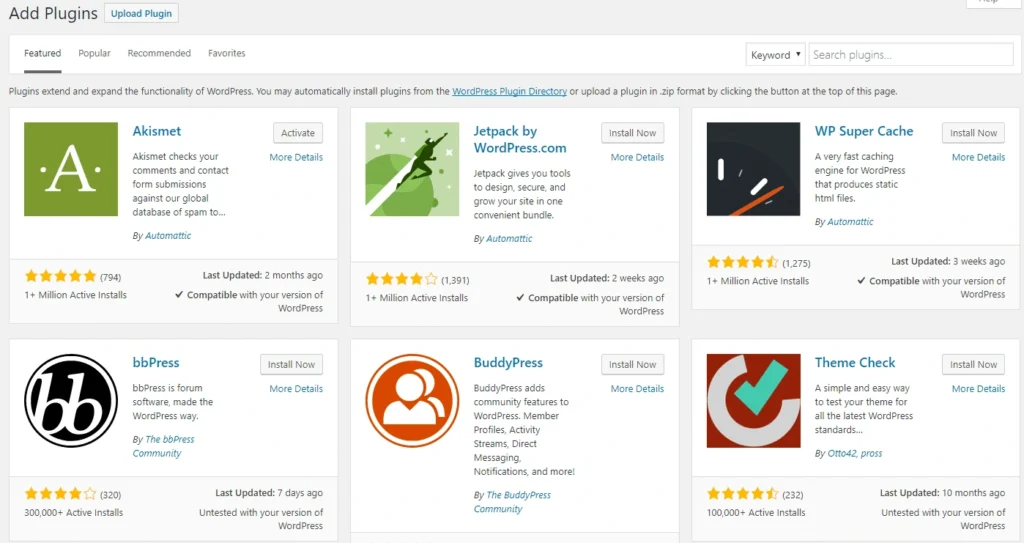 Install Plugin WordPress