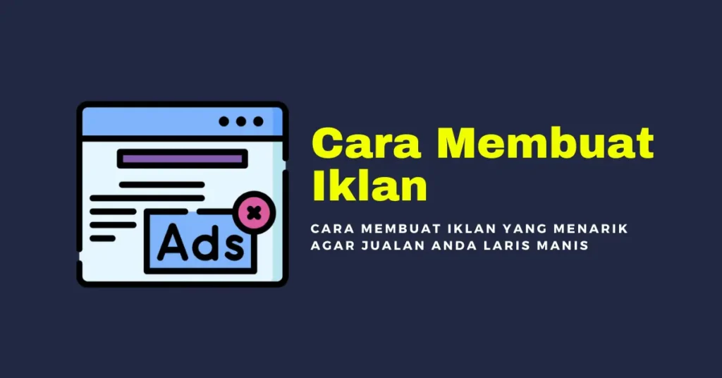 Contoh Gambar Iklan dan Cara Mudah Menggambarnya