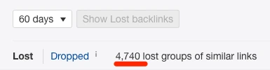 ahrefs backlink