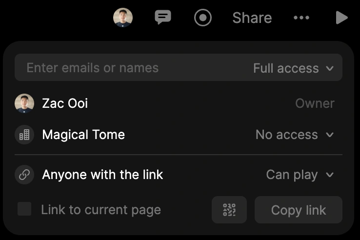Share Tome App