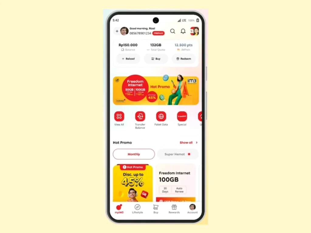 Cara Cek Nomor Indosat Melalui Aplikasi