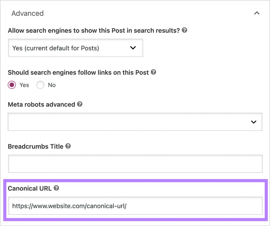 Cara Menggunakan Canonical Tag di WordPress