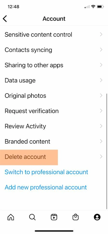 Cara Menghapus Akun IG Permanen di HP Iphone