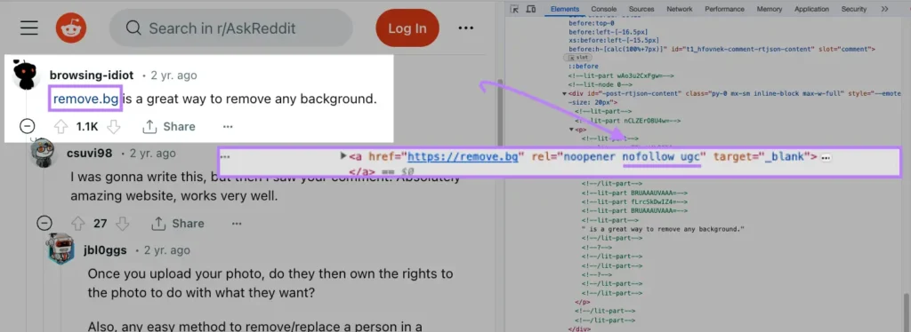Contoh Toxic Backlinks