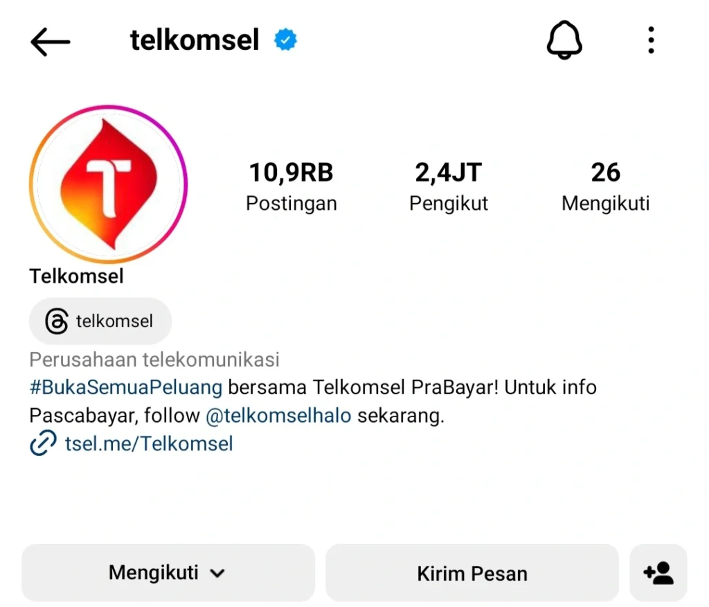 Registrasi Melalui Media Sosial
