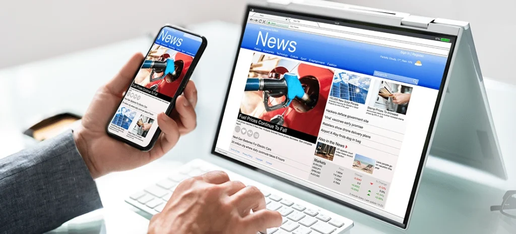 Versi Mobile Website Tidak Responsif