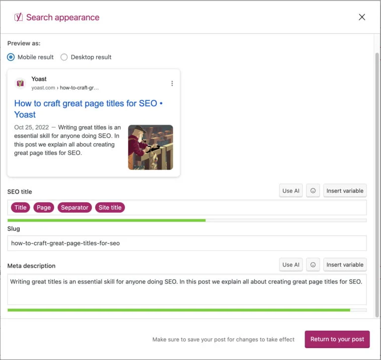 Cara Membuat dan Mengedit URL Slug