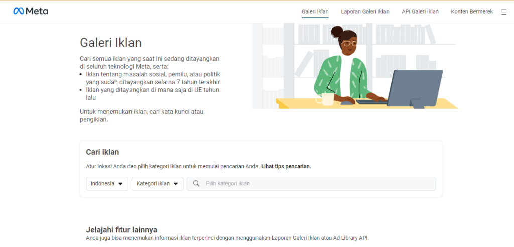 Cara Mengakses Meta Ads Library