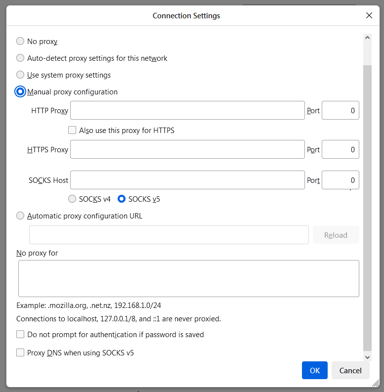 Cara Setting Proxy Browser Firefox