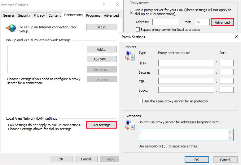 Cara Setting Proxy Browser Internet Explorer