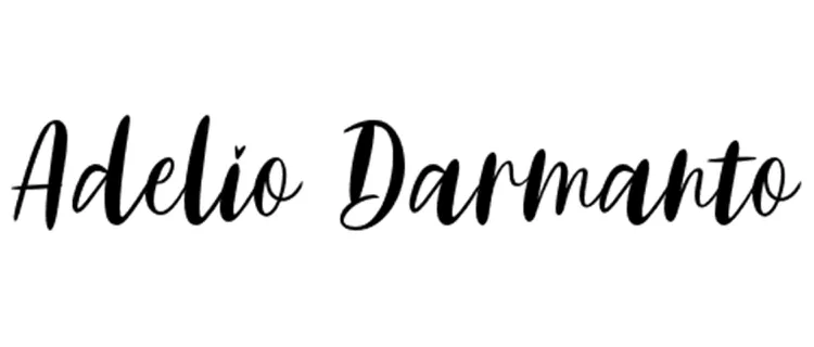Font Adelio Darmanto