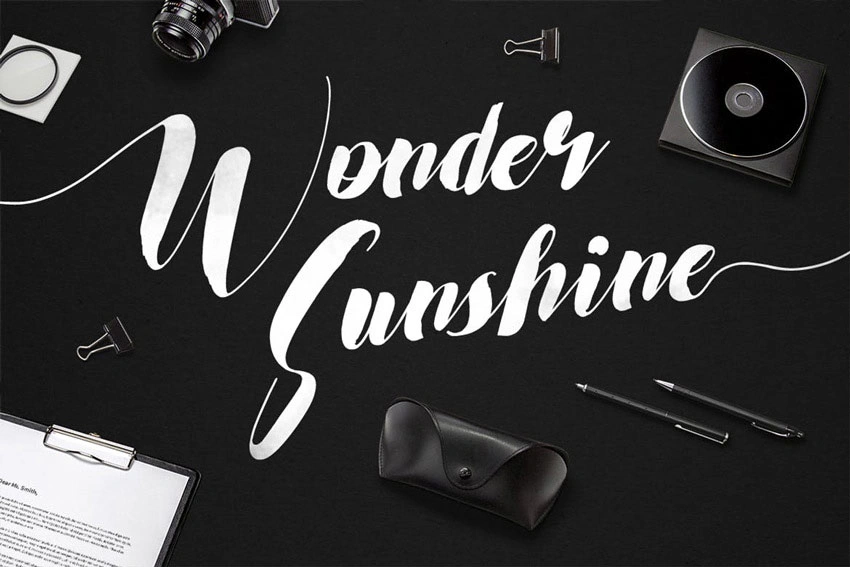Font Wonder Sunshine