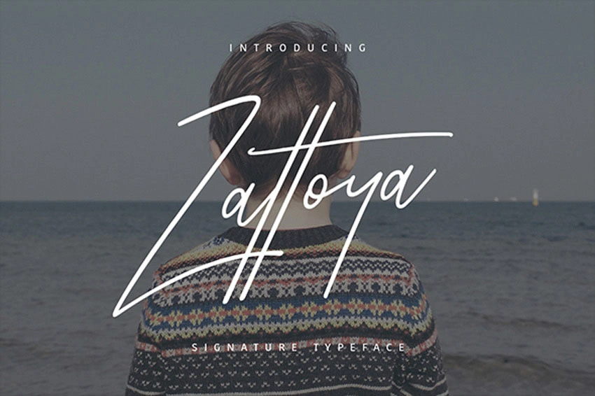Font Zattoya 