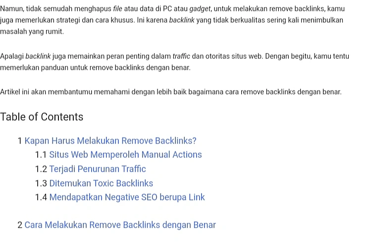 Konten Menarik dan Mudah Dibaca