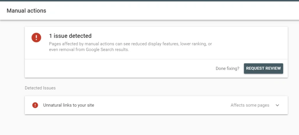 Situs Web Memperoleh Manual Actions