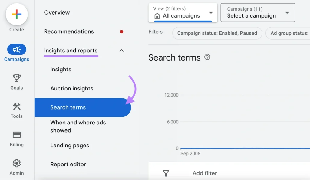 Temukan di Google Ads