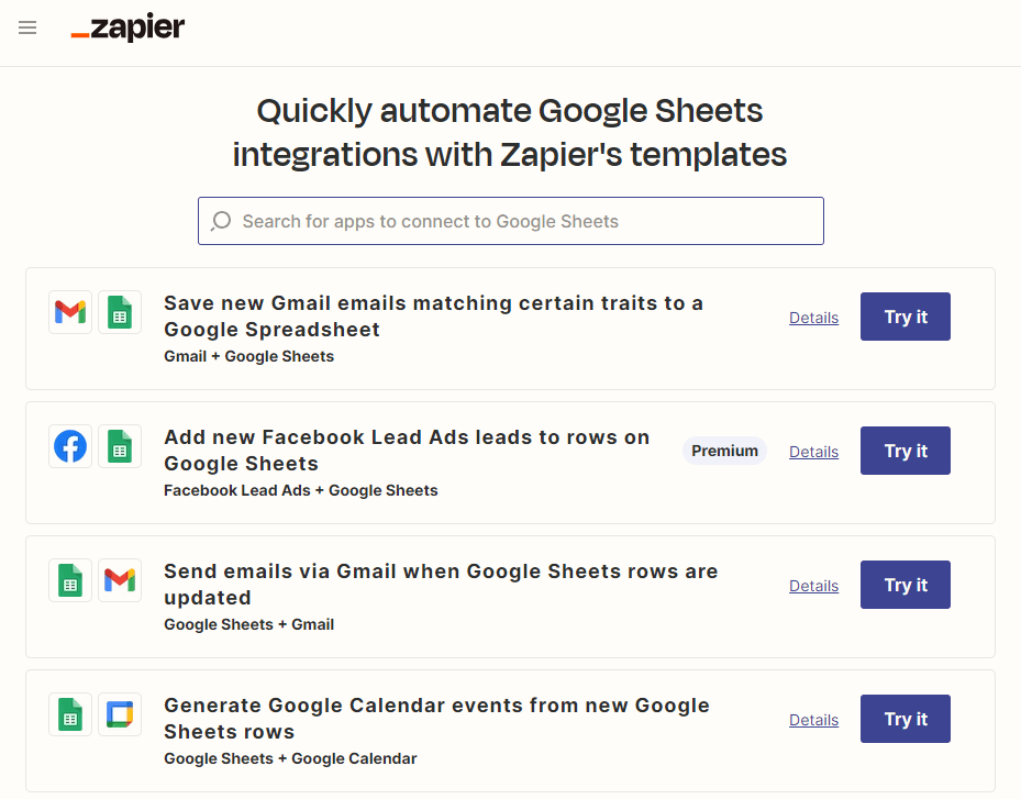 Direktori Aplikasi Zapier