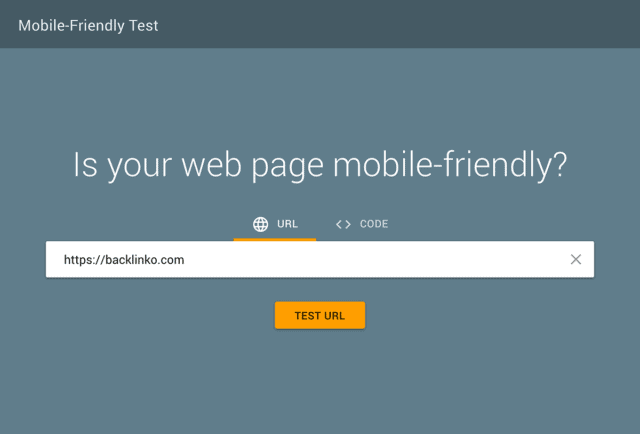 Mobile Friendly Test