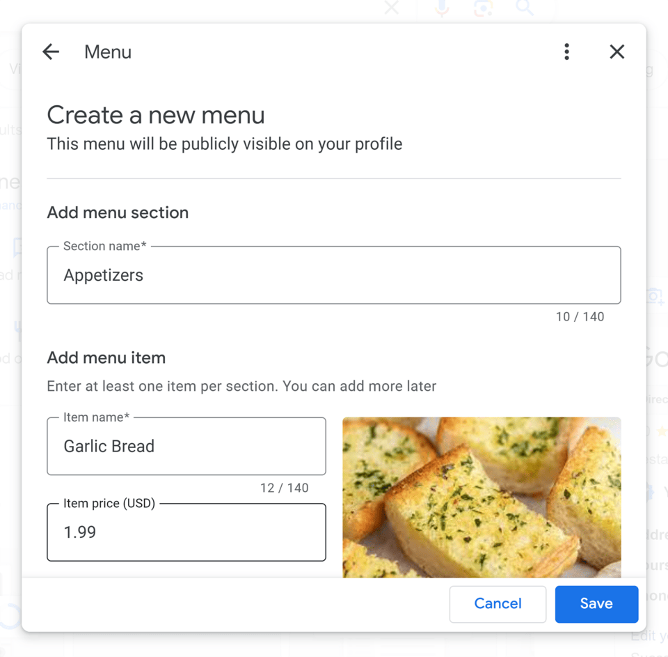 Tambahkan Menu, Pemesanan Makanan, dan Pemesanan