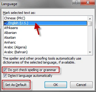 Cara Menghilangkan Garis Merah di Word Melalui Menu Review