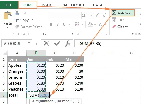 Cara Menjumlahkan di Excel Secara Otomatis 