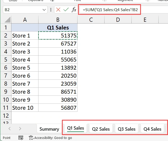Cara Menjumlahkan di Excel untuk Data Beda Sheet