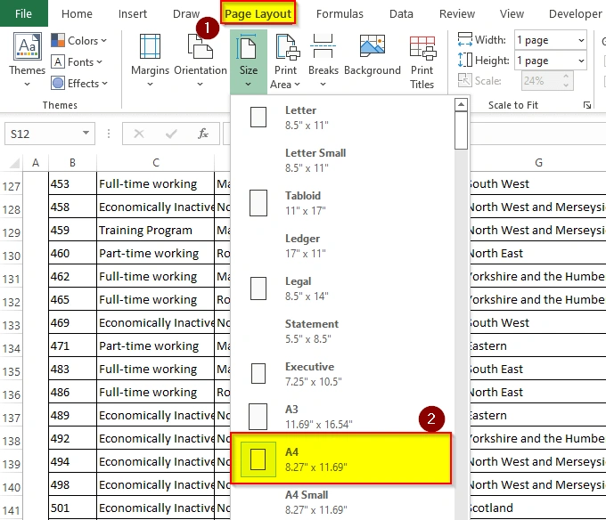 Cara Print Excel Sesuai Ukuran Kertas