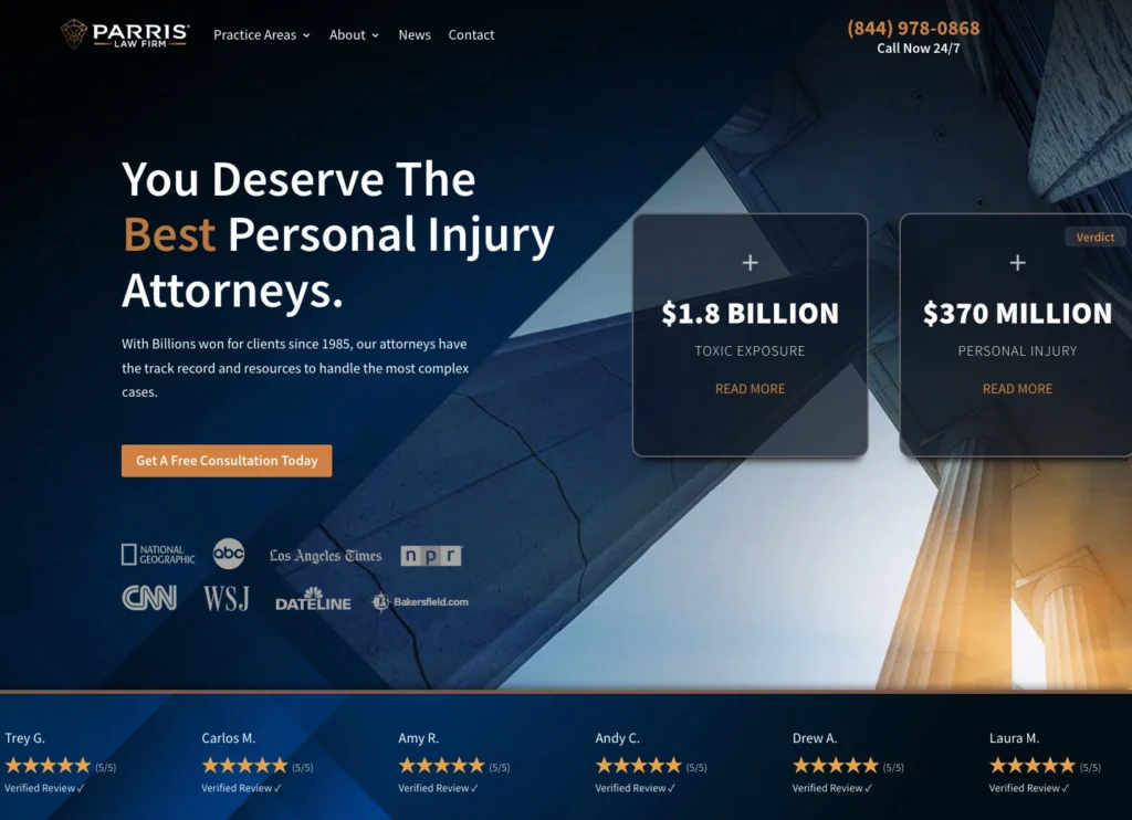 Desain Location Landing Pages