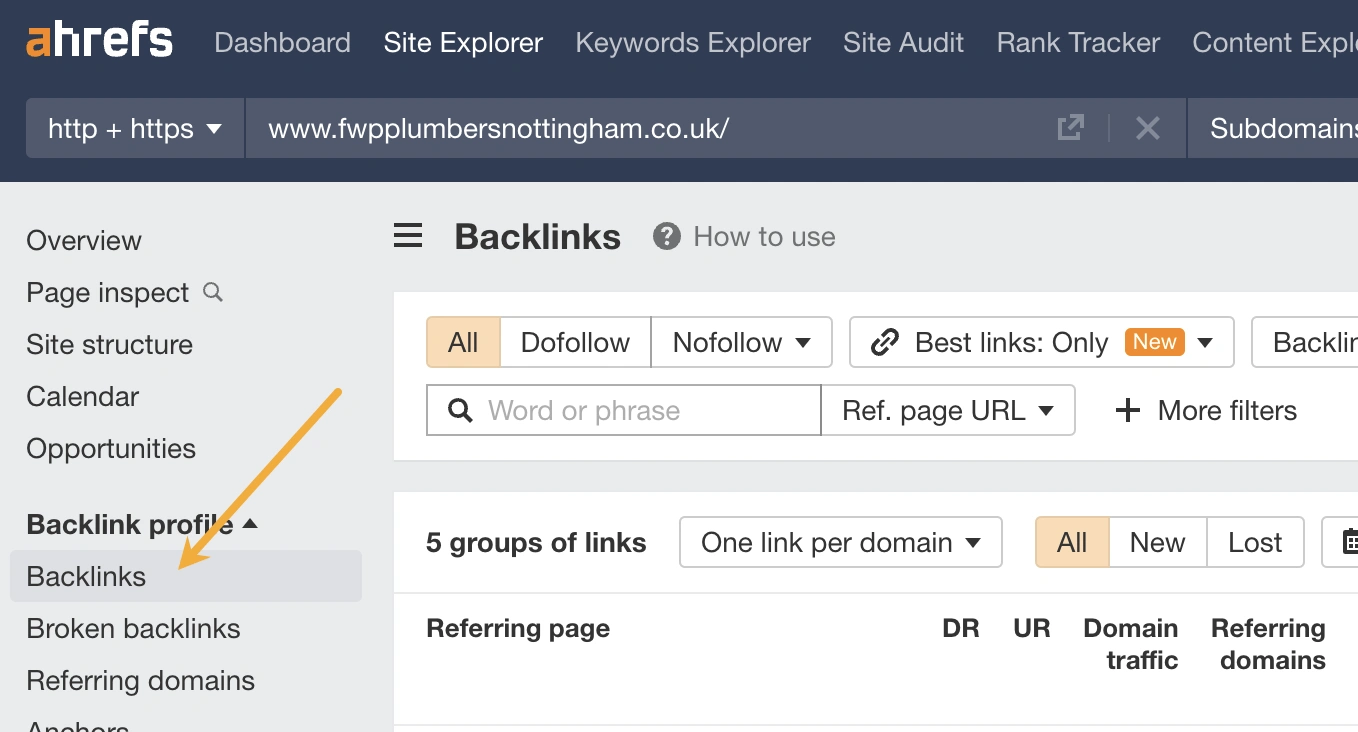 Bangun Beberapa Backlink