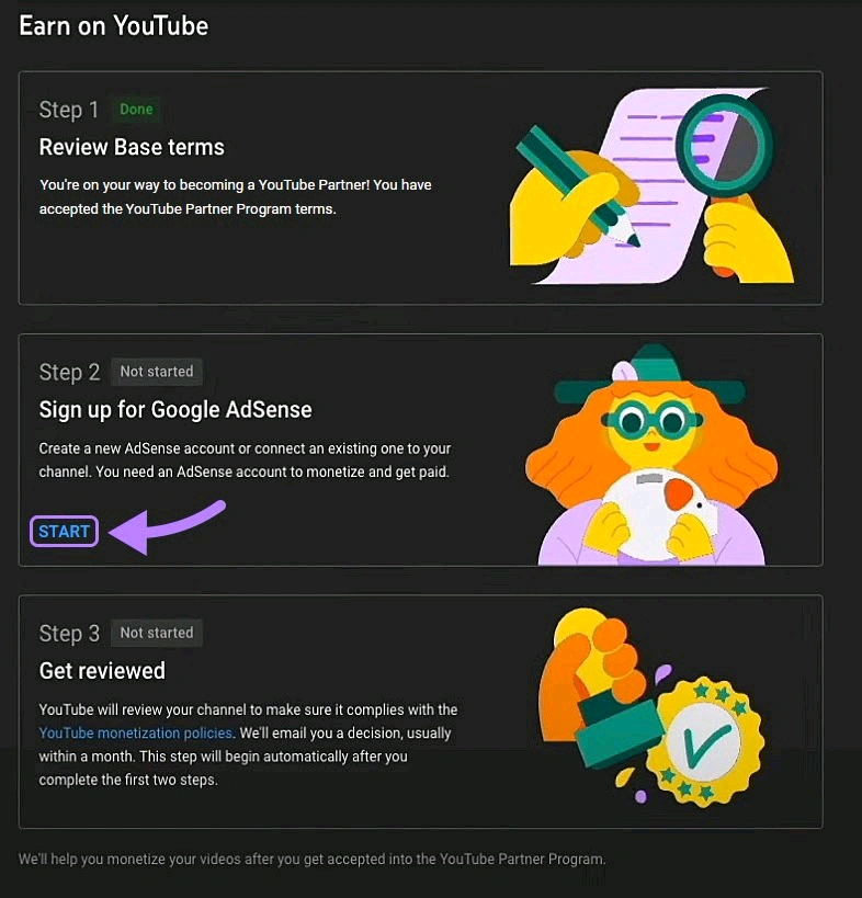 Buat Akun YouTube AdSense