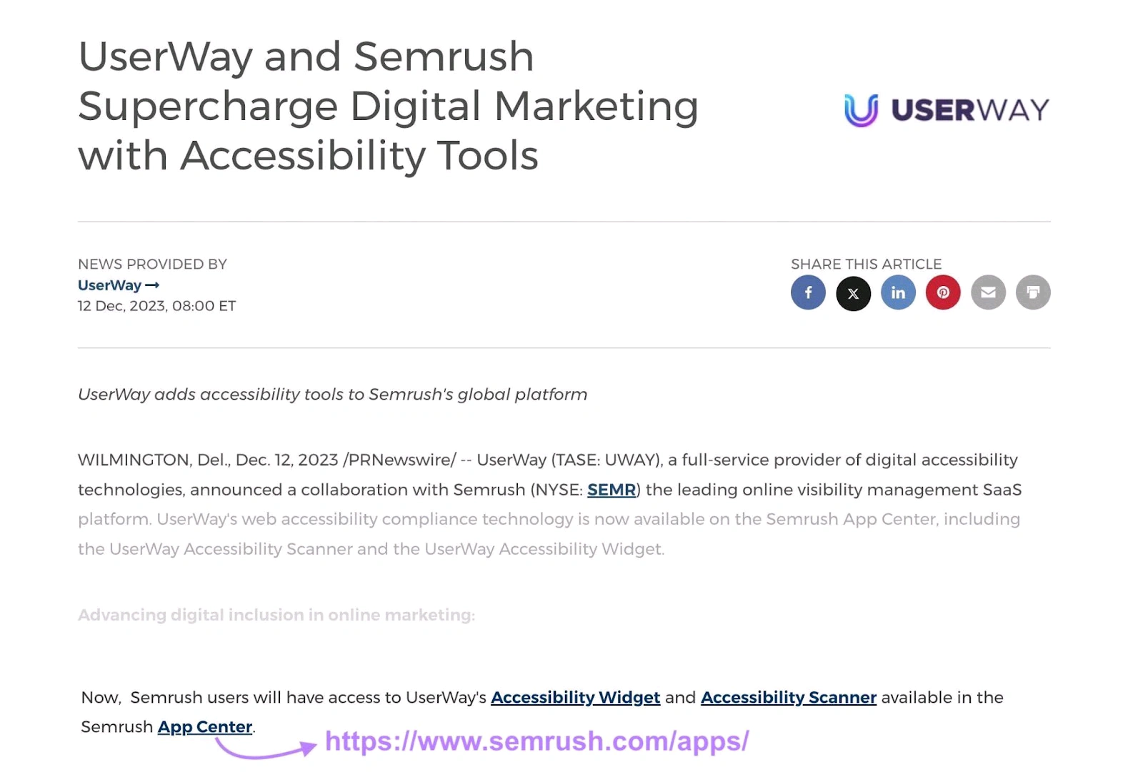 Press Release Backlink
