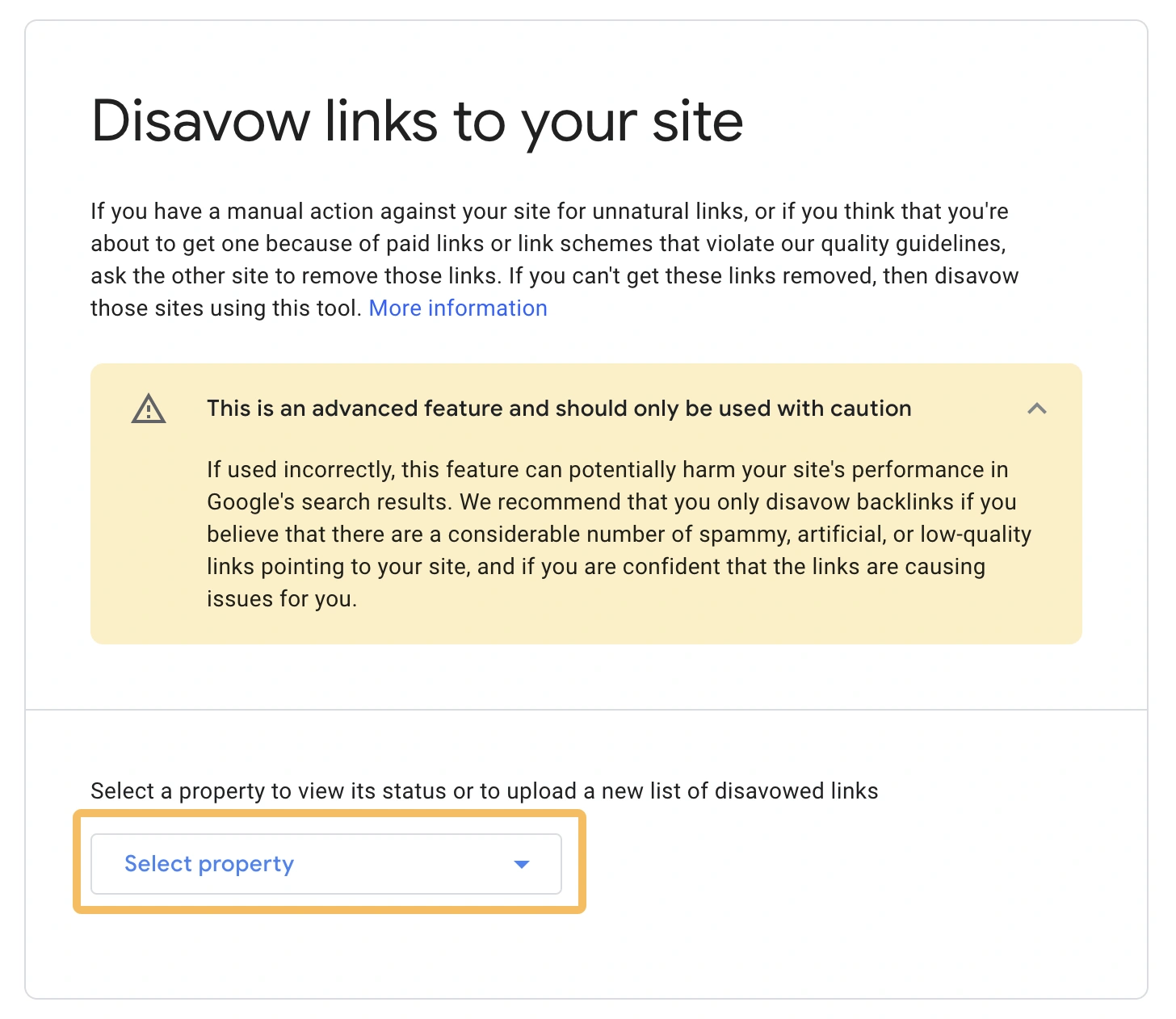 Disavow Link