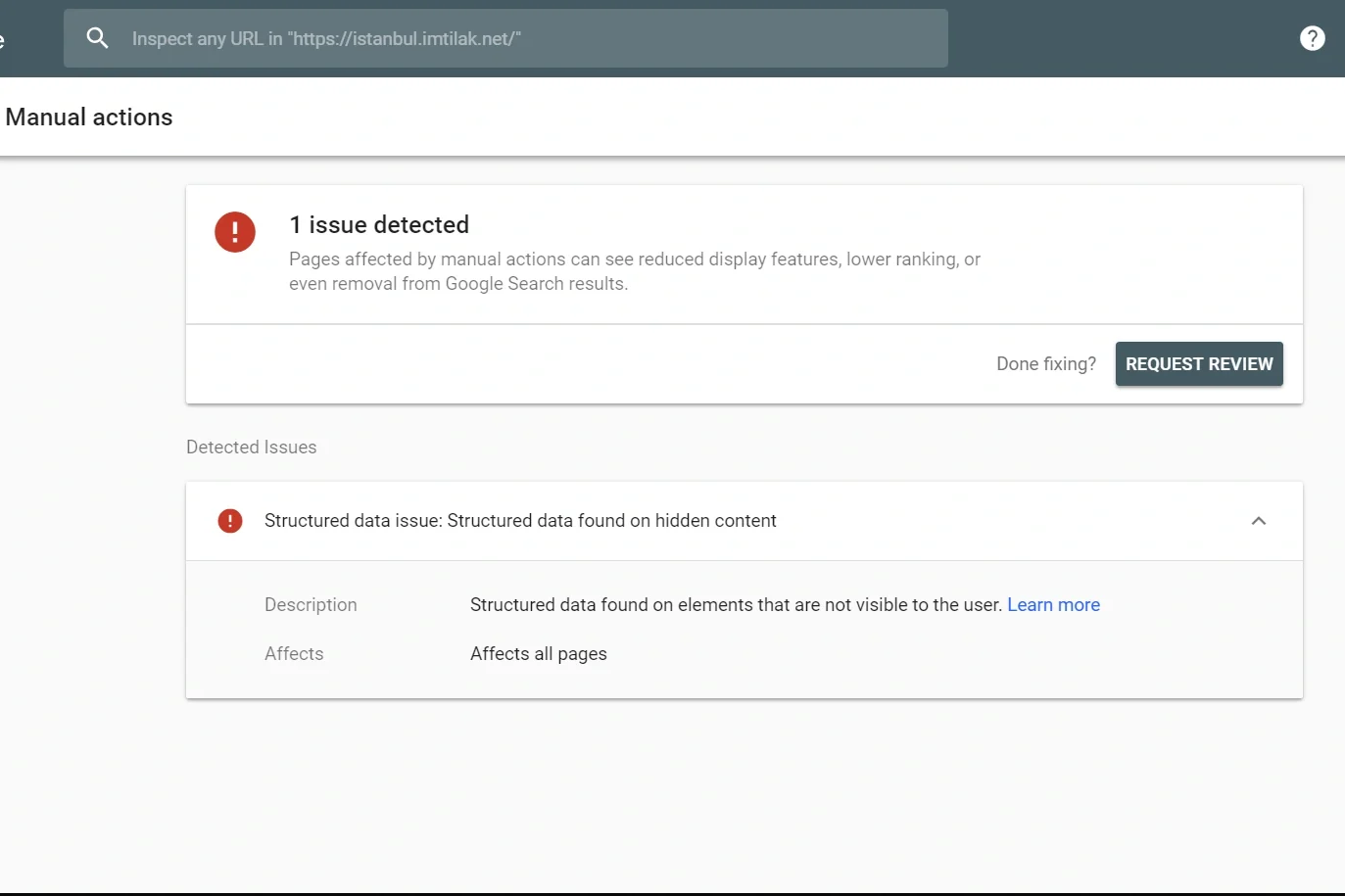 Audit SEO untuk Memeriksa Tindakan Manual