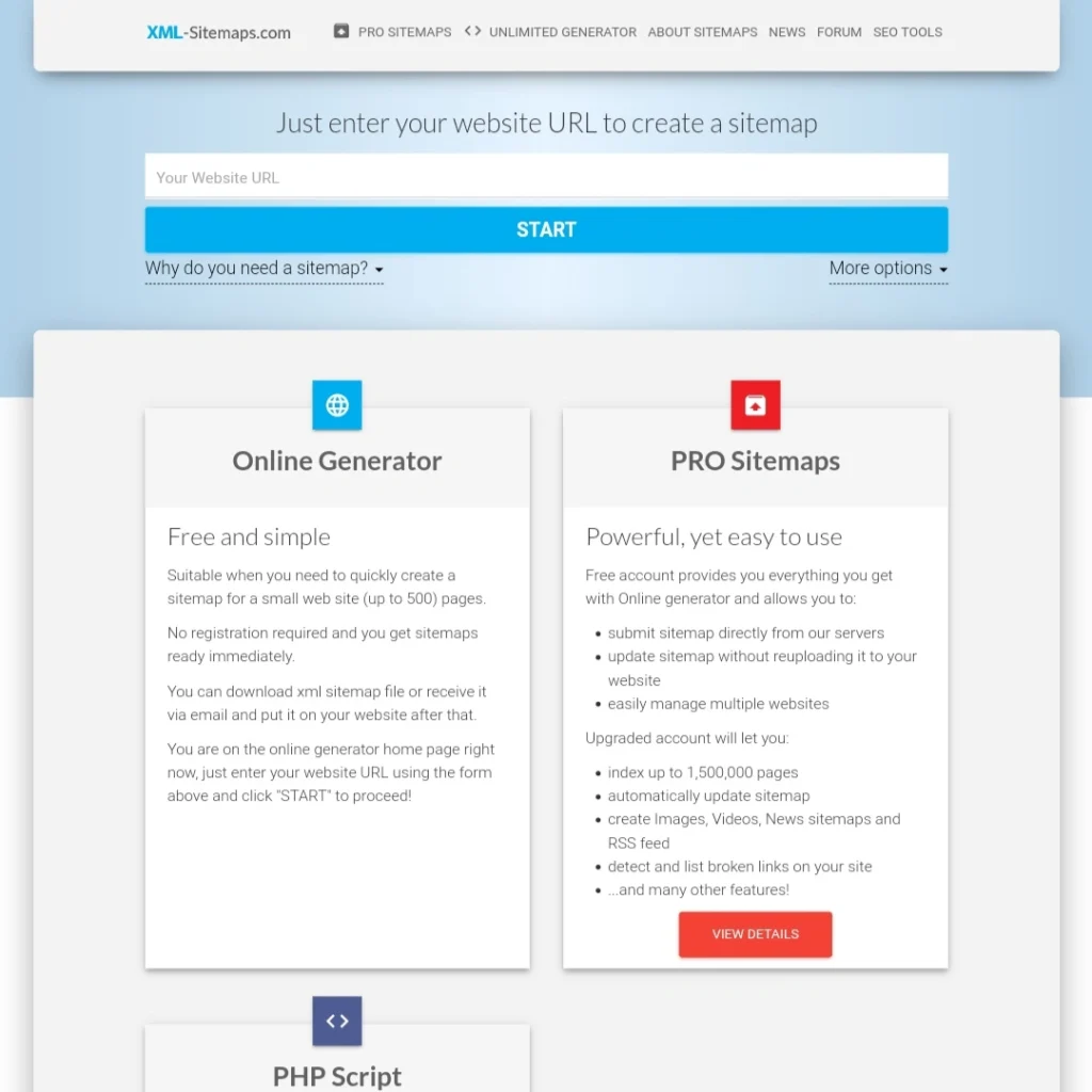 XML Sitemap Generator