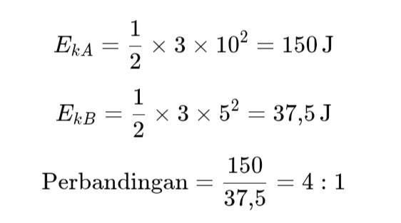 Contoh Soal Energi Kinetik 14