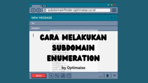 cara scan subdomain
