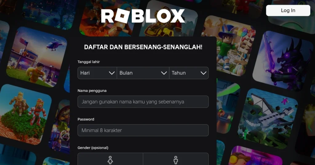 Cara Membuat Akun Roblox