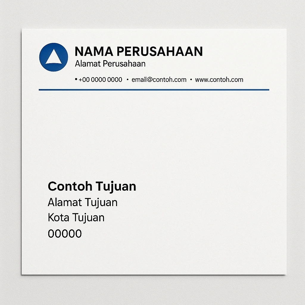 Contoh Kop Surat Amplop
