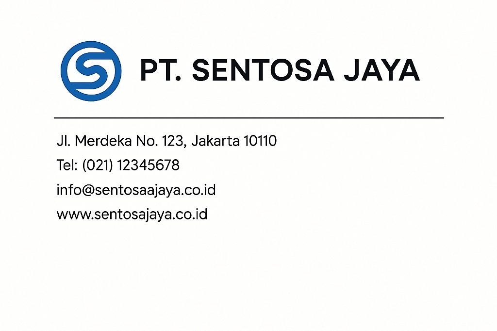 Contoh Kop Surat Perusahaan