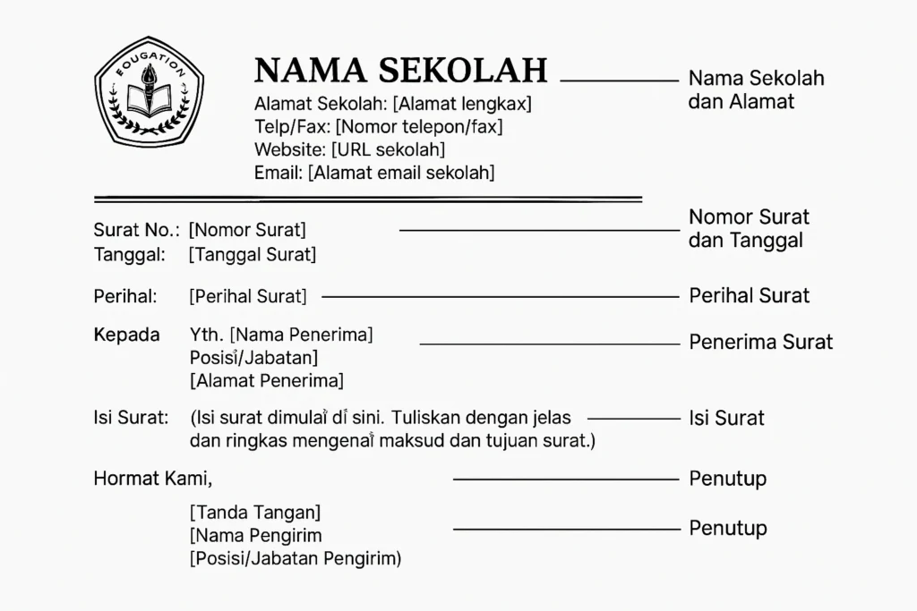 Contoh Kop Surat Sekolah