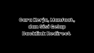 sisi gelap backlink redirect