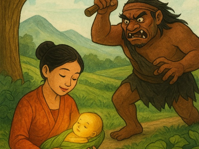 Dongeng Sunda Pendek​ Timun Mas