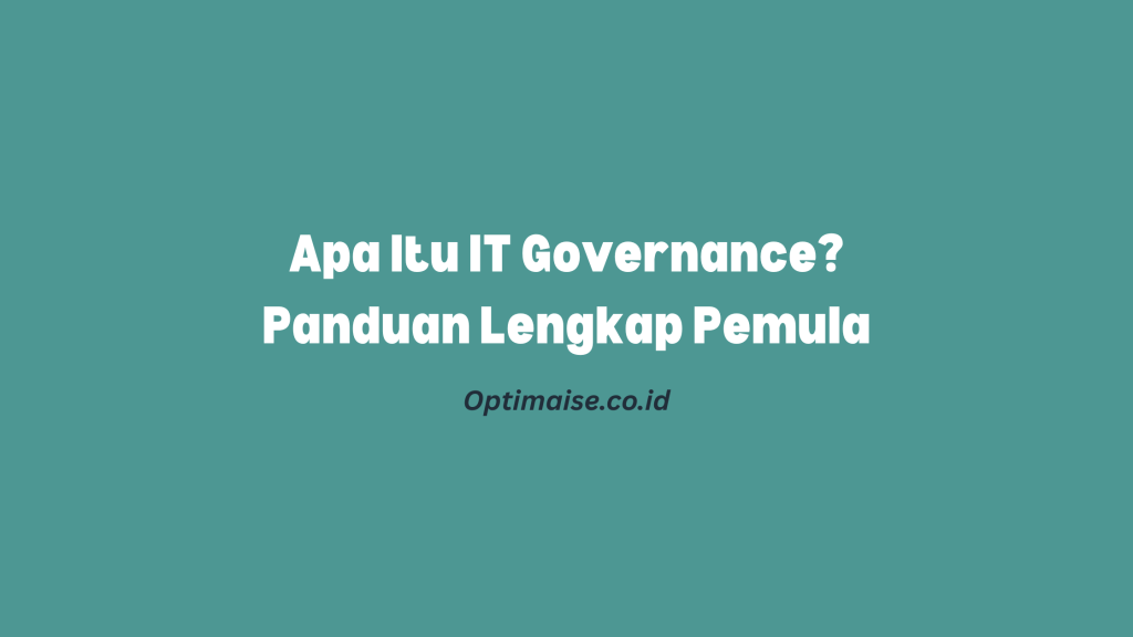 it governance adalah