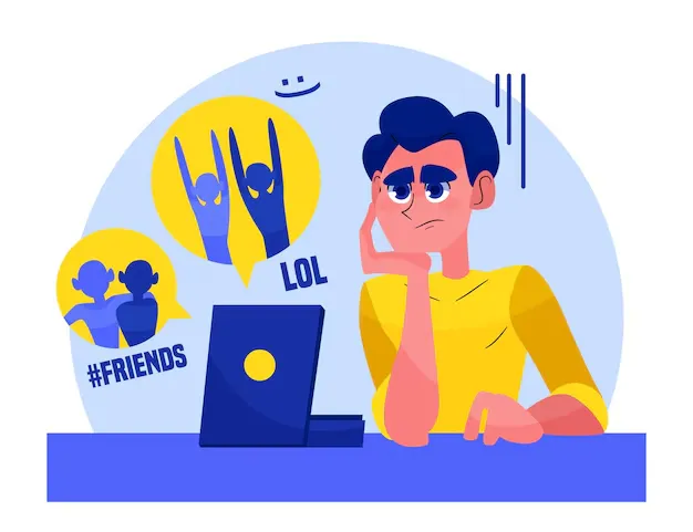 Ilustrasi FOMO (Fear Of Missing Out)